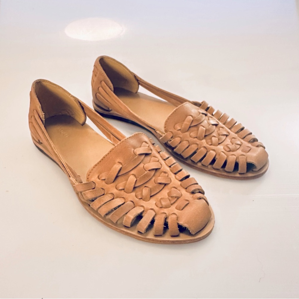 Women's Tan Leather Loafers